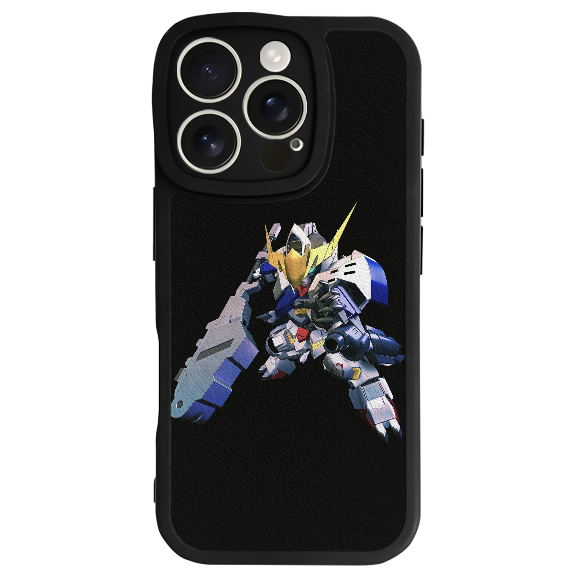 （画像用） 機動戦士ガンダム Mobile Suit Gundam 【iPhone 16シリーズ対応】シリコンスマホケース（レザー調） 材質：シリコン